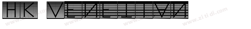 HK Venetian字体转换